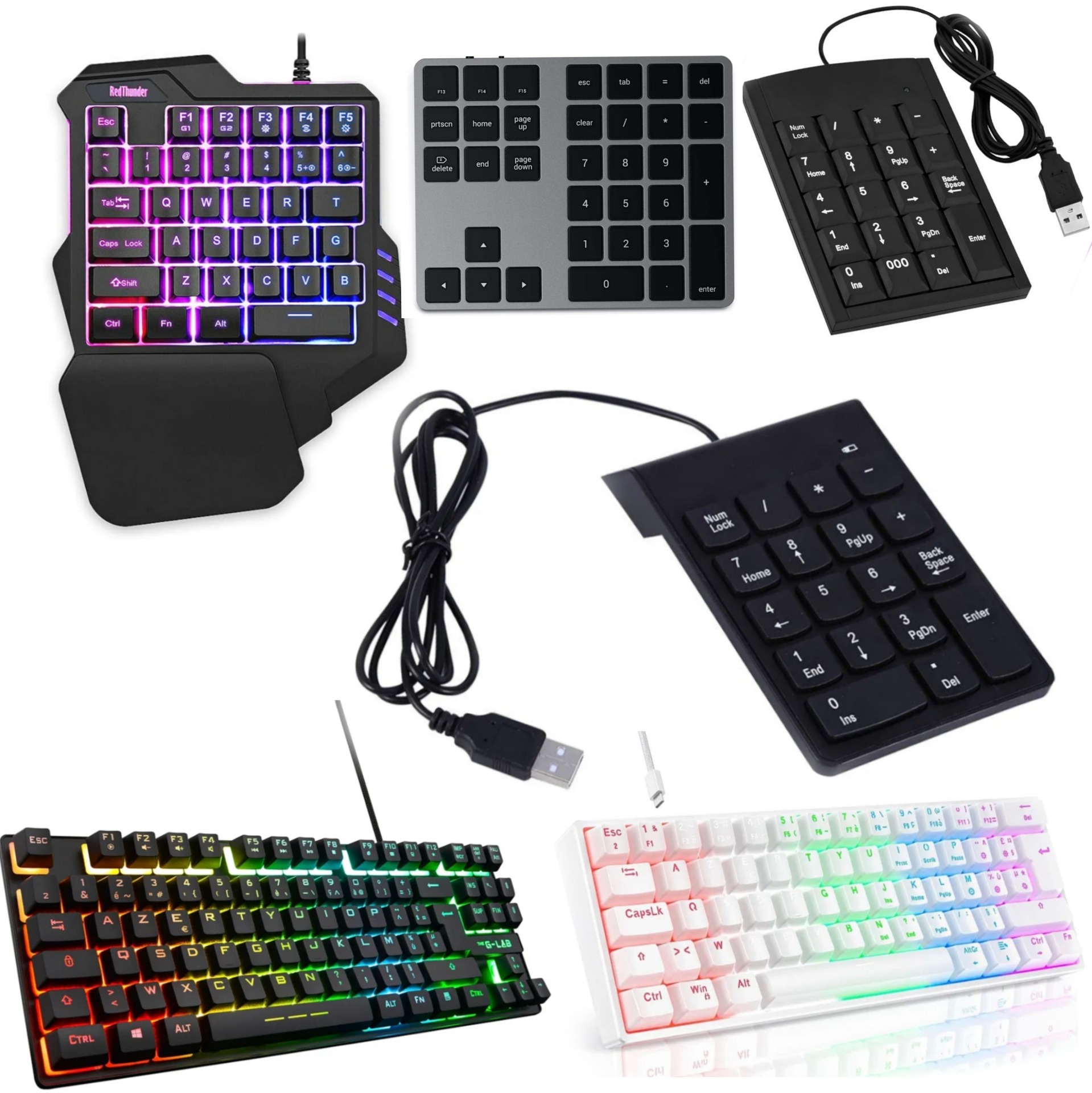 Retrouvez tout les types de clavier gaming
