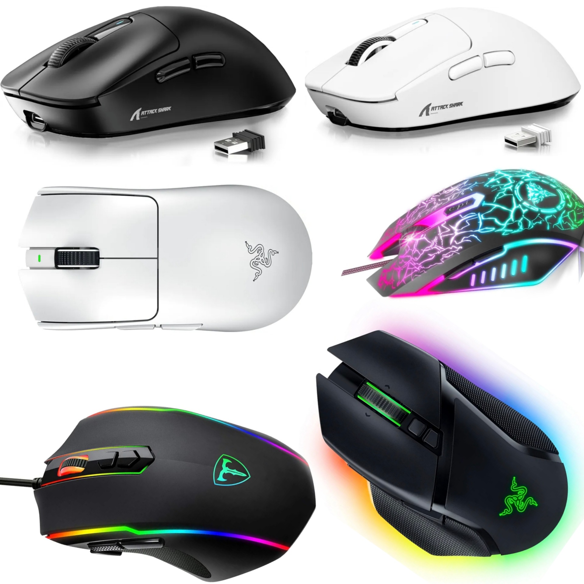 Retrouvez tout les types de souris gaming